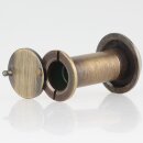 Häfele Türspion Messing brüniert 14 mm mit Klappe 200° Sichtwinkel für Türstärken 35–55 mm