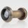 Häfele Türspion Messing brüniert 14 mm mit Klappe 200° Sichtwinkel für Türstärken 35–55 mm