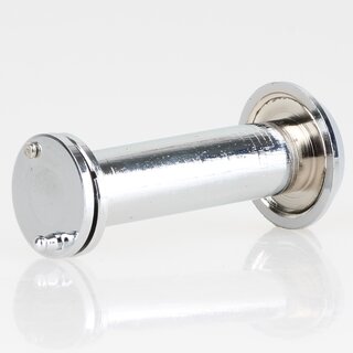 Hfele Trspion Messing verchromt 14 mm mit Klappe 200 Sichtwinkel fr Trstrken 50&ndash;80 mm