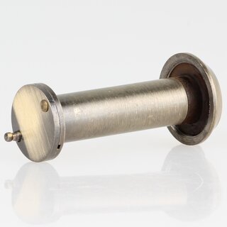 Hfele Trspion 14mm mit Klappe Messing brniert 50-80mm Trdicke