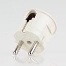 Schutzkontakt-Winkelstecker elfenbein 250V/16A mit...