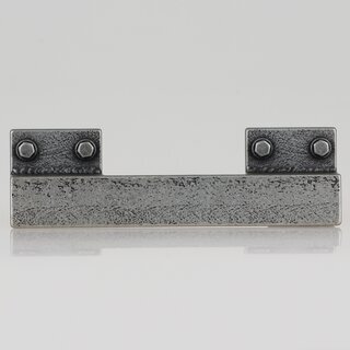 Hfele Mbelgriff Sockelgriff antik verzinnt Lochabstand 96/160mm