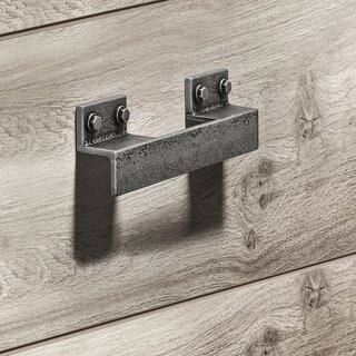 Hfele Mbelgriff Sockelgriff antik verzinnt Lochabstand 96/160mm