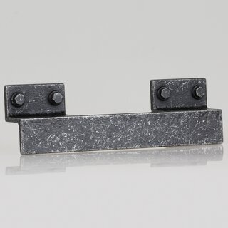 Hfele Mbelgriff Sockelgriff antik eisenfarben Lochabstand 96/160mm