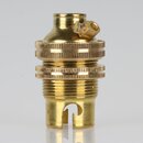 B15d Bajonett Lampenfassung Gewindemantel Messing M10x1...