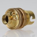 B15d Bajonett Lampenfassung Gewindemantel Messing M10x1...