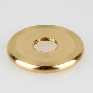 Zentrierscheibe Abdeckscheibe Zierscheibe Messing 30x3.5mm mit Rand M10x1 Feingewinde
