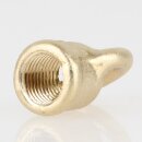 Ringnippel Metall Messing roh 18x22mm mit M10x1 Innengewinde
