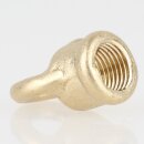 Ringnippel Metall Messing roh 18x22mm mit M10x1 Innengewinde