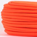 Textilkabel Neon-Orange 3-adrig 3x0,75 Schlauchleitung 3G...