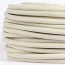 Textilkabel Elfenbein 3-adrig 3x0,75 Schlauchleitung 3G...