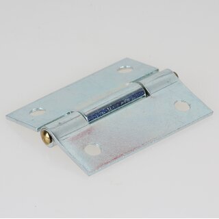 Hfele Scharnier gerollt 50x38mm verzinkt mit losem Stift