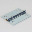 Hfele Scharnier gerollt 50x38mm verzinkt mit losem Stift