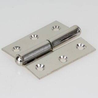 Hfele Aufschraubband Scharnier 50 x 40 mm matt vernickelt Anschlag links