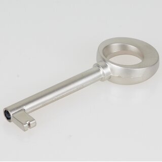 Hfele Mbelschlssel Zierschlssel matt vernickelt Halmlnge 45mm
