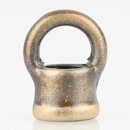 Ringnippel Metall Antik Fume 18x22mm mit M10x1 Innengewinde