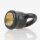 Ringnippel Metall Schwarz 18x22mm mit M10x1 Innengewinde