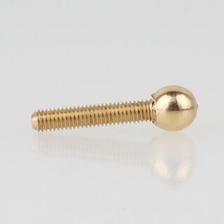M3 Kugelkopfschraube 20x6 mm Messing roh