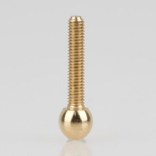 M3 Kugelkopfschraube 20x6mm Messing roh