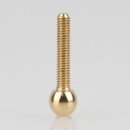 M3 Kugelkopfschraube 20x6 mm Messing roh