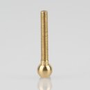 M3 Kugelkopfschraube 25x6 mm Messing roh