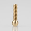M4 Kugelkopfschraube 20x6 mm Messing roh fr Lampenbau