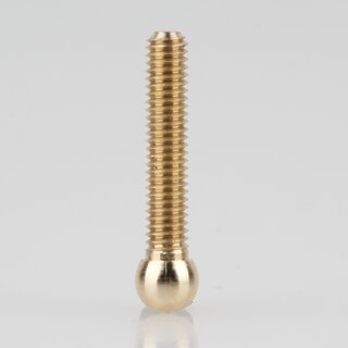M4 Kugelkopfschraube 25x6 mm Messing roh