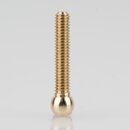 M4 Kugelkopfschraube 25x6mm Messing roh