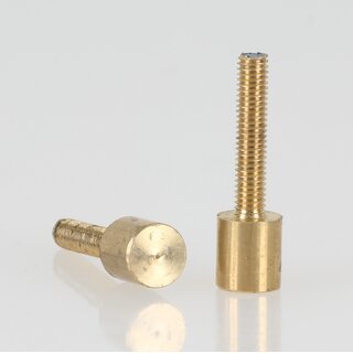 M3 Zylinderkopfschraube 21,5x6mm Messing roh