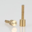 M3 Zylinderkopfschraube 21,5x6 mm Messing roh