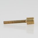 M3 Zylinderkopfschraube 26,5x6 mm Messing roh