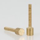 M3 Zylinderkopfschraube 26,5x6 mm Messing roh