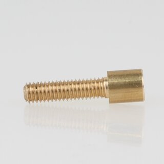 M4 Zylinderkopfschraube 21,5x6mm Messing roh