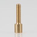 M4 Zylinderkopfschraube 21,5x6mm Messing roh