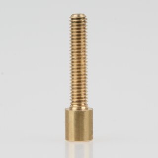 M4 Zylinderkopfschraube 26,5x6mm Messing roh