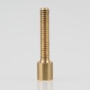 M4 Zylinderkopfschraube 26,5x6mm Messing roh
