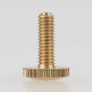 M4 Rndelschraube 15x10 mm Messing roh
