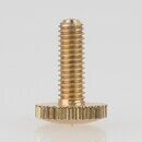 M4 Rndelschrauben 15x10mm Messing roh