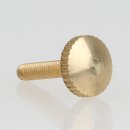 M3 Rändelschraube 18x10 mm Messing roh