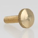 M4 Rändelschraube 18x10 mm Messing roh