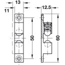 Häfele Ideal-Schnäpper Doppel-Kugelschnäpper Messing 60 mm zum Schrauben