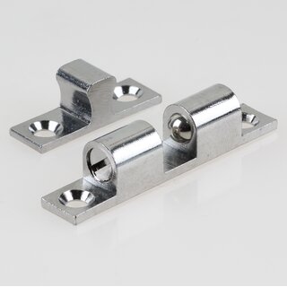 Hfele Ideal-Schnpper Doppel-Kugelschnpper Chrom 49 mm zum Schrauben
