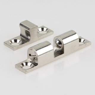 Hfele Ideal-Schnpper Doppel-Kugelschnpper Nickel matt 43mm zum Schrauben