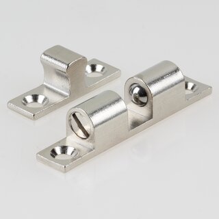 Hfele Ideal-Schnpper Doppel-Kugelschnpper Nickel matt 50 mm zum Schrauben
