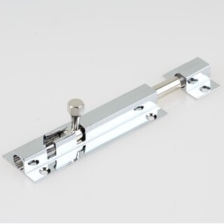 Hfele Mbelriegel Grendelriegel 80x26mm Messing Chrom
