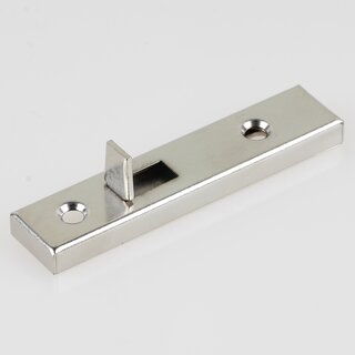 Hfele Mbelriegel gerade 70 x 15 mm Stahl vernickelt