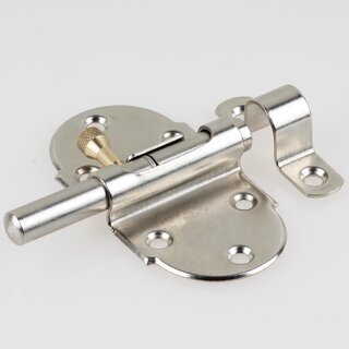 Hfele Mbelriegel Grendelriegel mit Federsicherung 85x45mm vernickelt