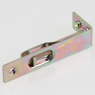 Hfele Mbelriegel Kantenriegel zum Einlassen 60x12mm gelb chromatiert
