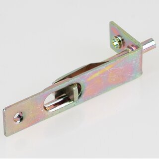 Hfele Mbelriegel Kantenriegel zum Einlassen 60x12mm gelb chromatiert