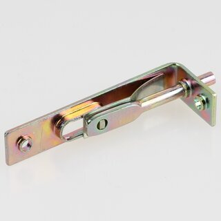 Hfele Mbelriegel Kantenriegel zum Einlassen 60x12mm gelb chromatiert